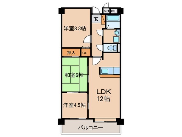 グランＫｓの物件間取画像